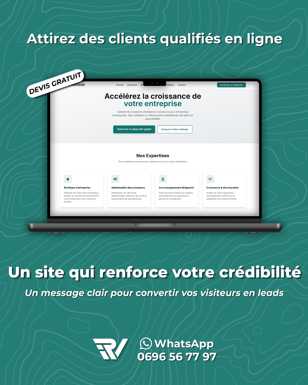 Aperçu du site Nova — landing page SaaS