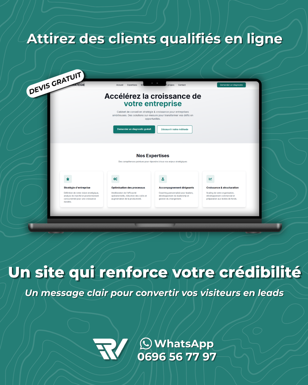 Aperçu du site Nova — landing page SaaS